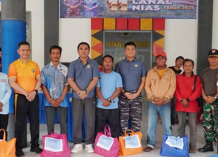 Wabup Ir. Yusuf Nache, ST, MM Hadiri Acara Syukuran HUT ke-11 Tahun Pangkalan AL Nias, Pesannya Siap Dukung Lanal Untuk Pengamanan Teritorial Kita