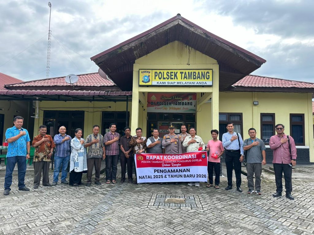 Jelang Nataru 2025, Polsek Tambang Gelar Rakor Pengamanan