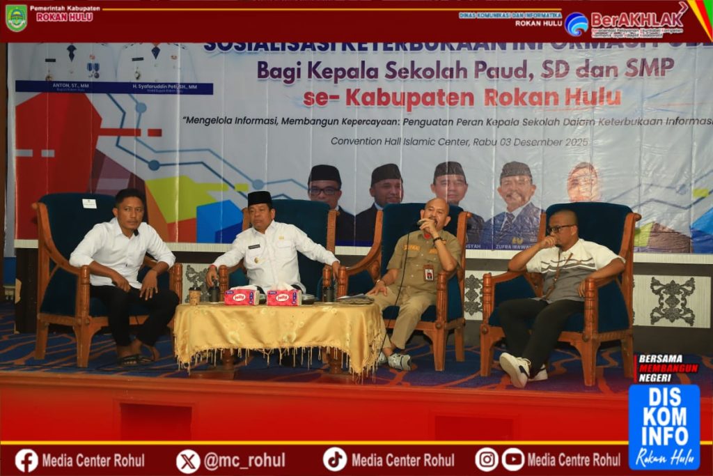 Sekolah Adalah Badan Publik: Wabup Rohul Tegaskan Sekolah Tidak Perlu Takut Memberikan Informasi Melalui PPID