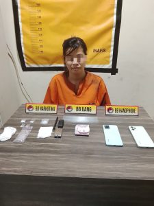 Satresnarkoba Polres Inhil Amankan Seorang Wanita Pengedar Shabu dan Ekstasi