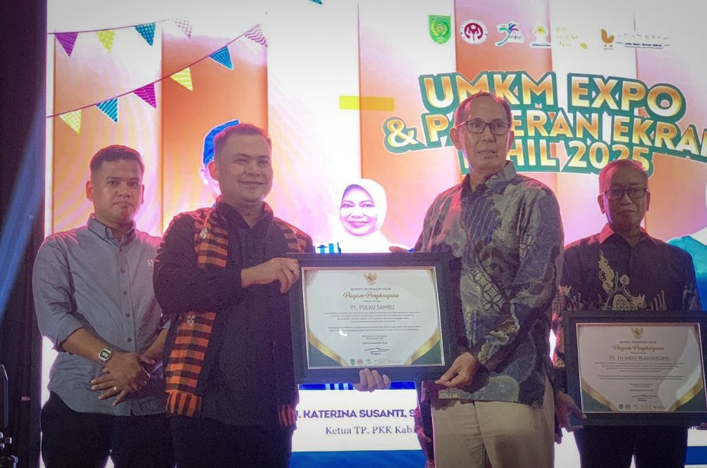 Sambu Group Raih Penghargaan Bupati Inhil atas Komitmen Pemberdayaan UMKM dan Penguatan Ekonomi Daerah
