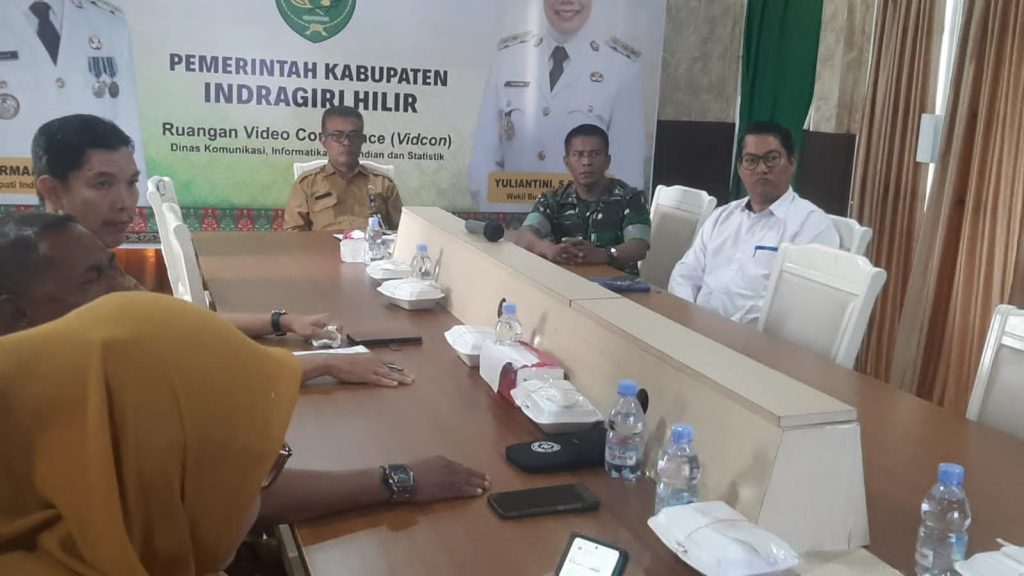 Pemerintah Kabupaten Indragiri Hilir Ikuti Rakor Pengendalian Inflasi Dan Evaluasi Program 3 Juta Rumah
