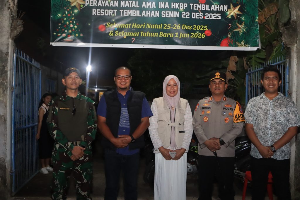 Kapolres Inhil Bersama Forkopimda Laksanakan Patroli Bersama Pengamanan Natal 2025 dan Tahun Baru 2026