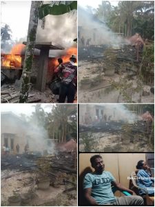 Api Menggila Hanguskan Rumah Warga Desa Danau Lancang