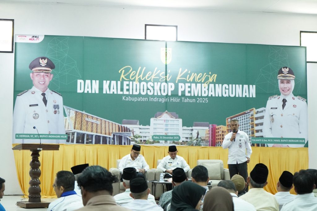 Untuk Pertama Kalinya, Bupati Inhil, Herman Pimpin Refleksi Kinerja dan Kaleidoskop Pembangunan Inhil 2025