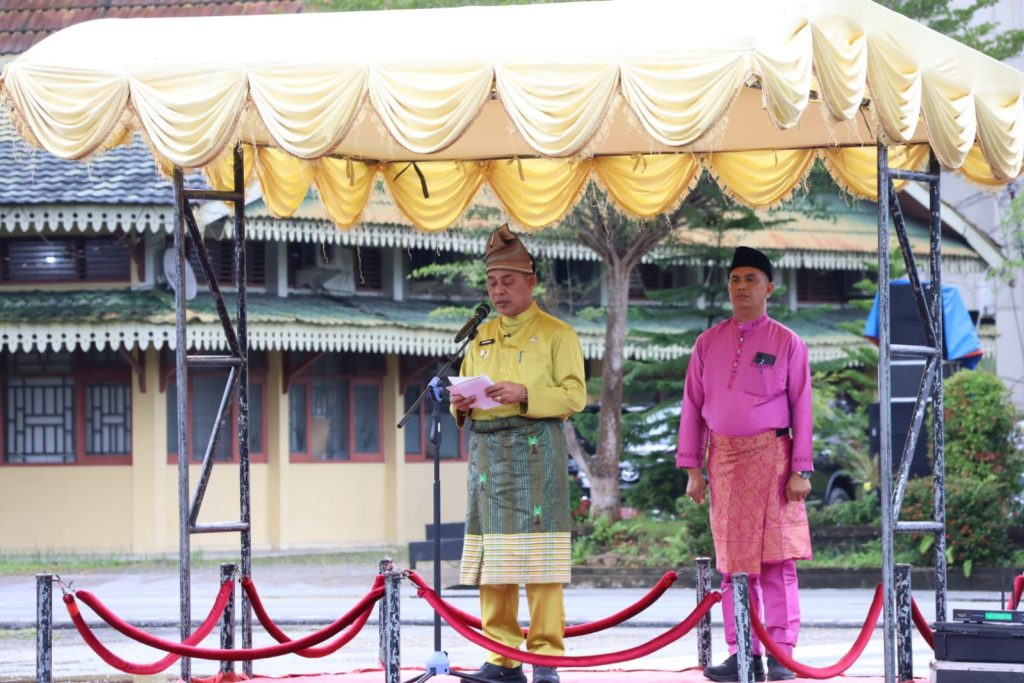 Bupati Indragiri Hilir Pimpin Apel Gabungan Awal Tahun 2026, Tekankan Perubahan Kinerja ASN