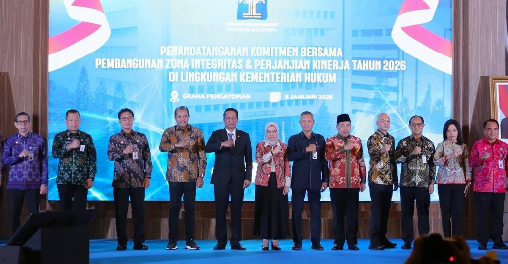 Teken Perjanjian dengan Kemenkum, KPK: Zona Integritas Tak Boleh Berhenti di Atas Kertas