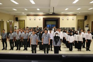 Kemenkum Riau Ikuti Apel Bersama Kemenko Kumham dan Imipas