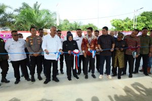 Bupati Siak Resmikan SPBU Mini di Gasib Dorong Kemandirian Koperasi.