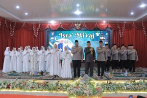 Isra Mi’raj di Polres Kampar, Kapolres Ajak Personel Tingkatkan Ketakwaan, Berikan Kepedulian Sosial