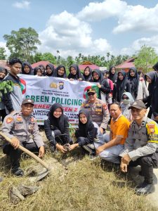 Polsek Tempuling Gelar Sosialisasi Green Policing dan Pencegahan Kenakalan Remaja di SMA Negeri 1 Tempuling