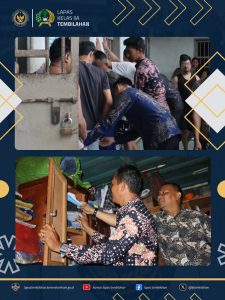 Antisipasi Gangguan Kamtib, Lapas Tembilahan Laksanakan Razia Blok Hunian