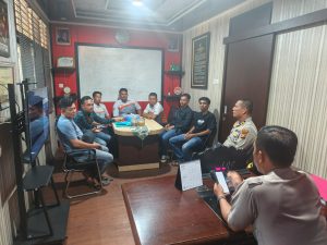 Kapolsek Tualang Terima Kunjungan Silaturahmi Komunitas Motor YVC-I CT & Classmod Perawang