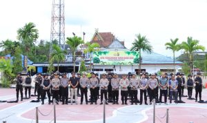 Kapolres Inhil Pimpin Apel Pelepasan Tim Raga untuk Pelatihan di SPN Polda Riau