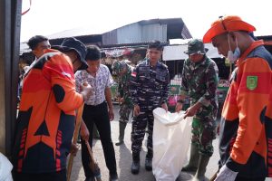 Wujud Kepedulian Lingkungan, Kodim 0314/Inhil Laksanakan Karya Bhakti TNI Zero Waste