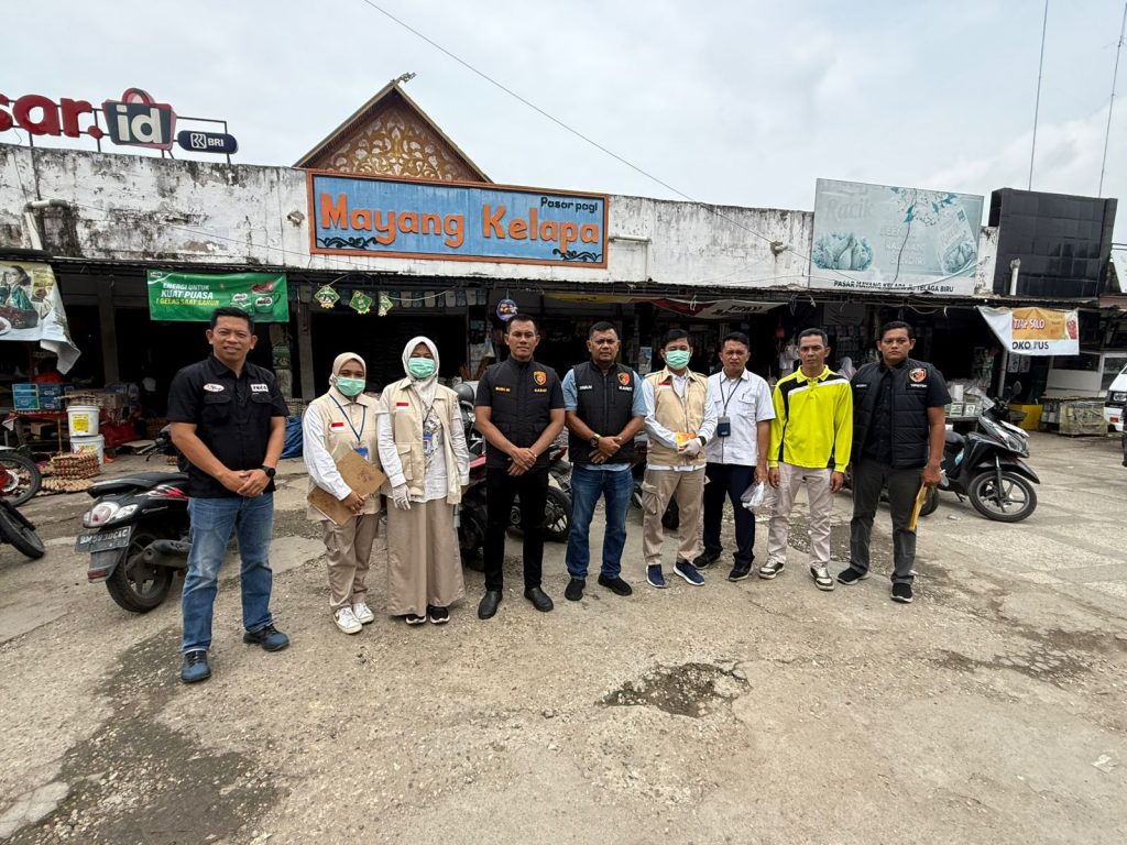 Sat Reskrim Polres Inhil Bersama BPOM dan Disperindag Laksanakan Operasi Pasar Jelang Ramadhan 1447 H
