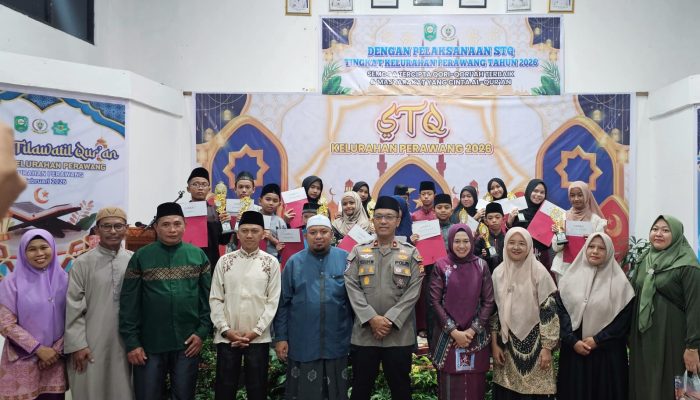 Kapolsek Tualang Hadiri Penutupan STQ Kelurahan Perawang 2026