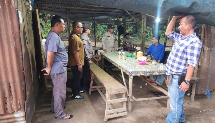 Polsek Tualang Gelar Cipta Kondisi Jelang Ramadhan 1447 H, 6 Botol Tuak Diamankan