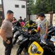 Polres Inhil Tertibkan Balap Liar di Jalan Telaga Biru Parit 8, 14 Sepeda Motor Diamankan