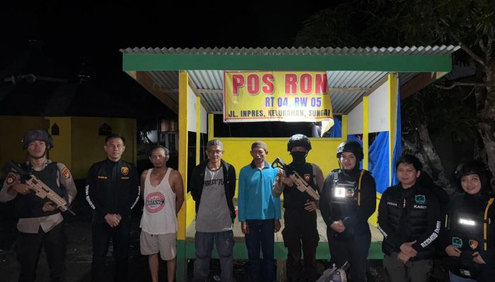 TIM RAGA Polres Indragiri Hilir Gelar Patroli Gabungan, Situasi Kamtibmas Terpantau Kondusif