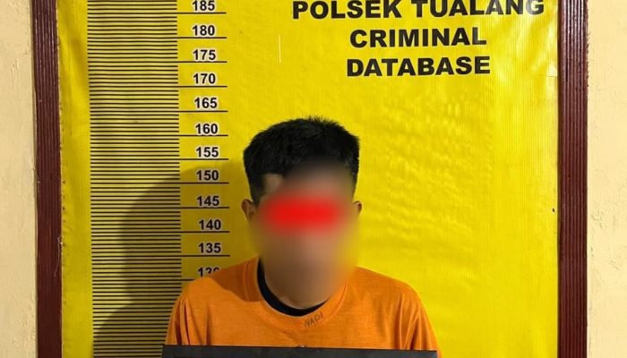 Polsek Tualang Amankan Terduga Pelaku Pencabulan Anak di Perawang, Proses Hukum Berlanjut
