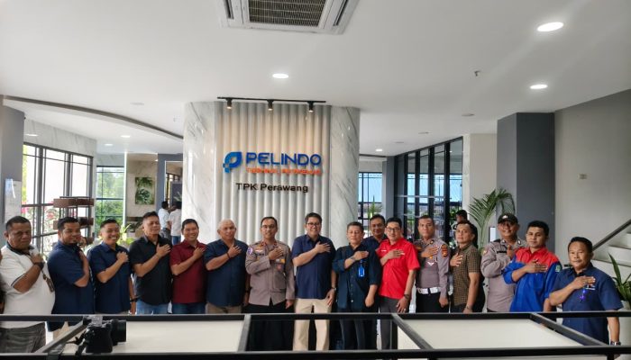 Kapolsek Tualang Gelar Rapat Koordinasi Keselamatan Lalu Lintas Bersama PT. Pelindo Perawang Dan Penyedia Jasa Transportasi