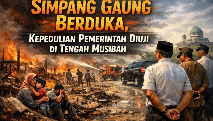 Kebakaran Simpang Gaung: Ujian Kepedulian dan Tanggung Jawab Pemerintah terhadap Rakyat