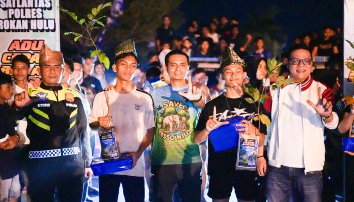 Polres Rokan Hulu Gelar Lomba Balap Lari Malam Hari, Salurkan Energi Anak Muda ke Arah Positif