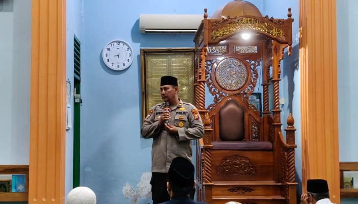 Polsek Tualang Sosialisasikan Lomba Dai Cilik Green Policing Usai Subuh Keliling di Perawang Barat
