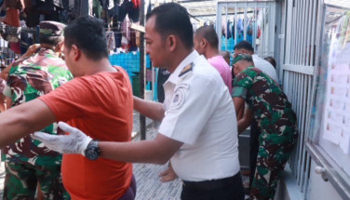 Gandeng TNI, Lapas Pasir Pengaraian Geledah Kamar Warga Binaan