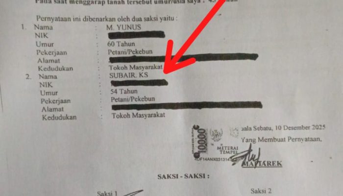 Namanya Masuk Jadi Saksi di SKGR Terbitan Terbaru, Keluarga Abd Aziz Pertanyakan Loyalitas Subair KS