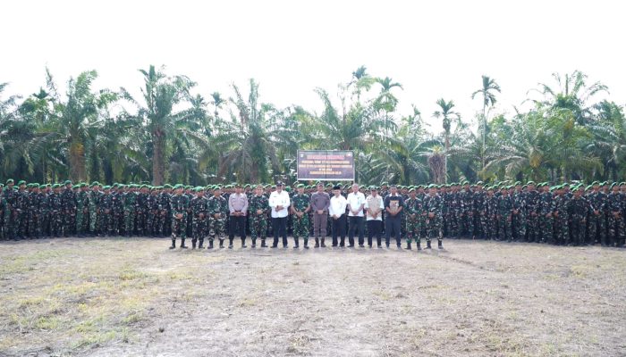 Kodim 0314/Inhil Gelar Upacara Penyambutan Personel TP 953/Harimau Rawa