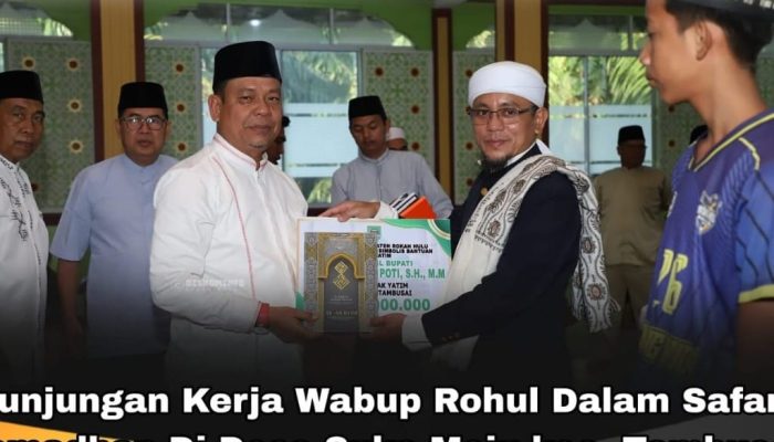 Safari Ramadhan 1447 H, Wabup Syafaruddin Poti : Momen Pererat Silaturahmi dan Salurkan Bantuan Ramadhan