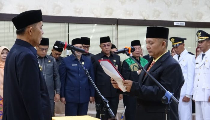 Bupati Inhil Herman Lantik 48 Pejabat, Penataan OPD Baru Dipacu Percepat Layanan Publik.