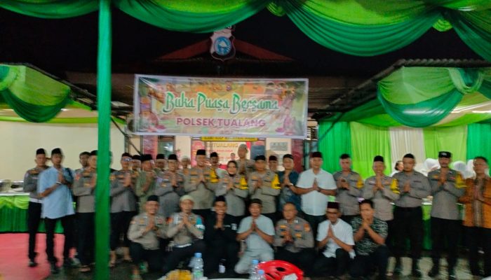 Polsek Tualang Gelar Buka Puasa Bersama, Kapolres Siak: Jaga Kamtibmas di Bulan Ramadhan