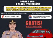 Mudik Tenang Tanpa Cemas, Polsek Tempuling Buka Layanan Penitipan Kendaraan Gratis untuk Warga