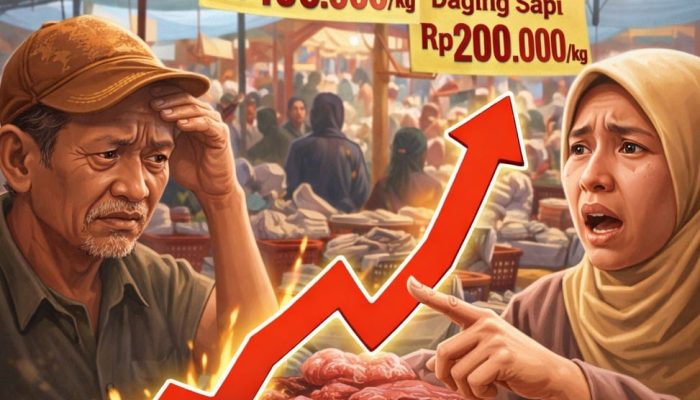 Harga Ayam Tembus Rp100 Ribu, Daging Rp200 Ribu: Warga Inhil Menjerit Jelang Idul Fitri