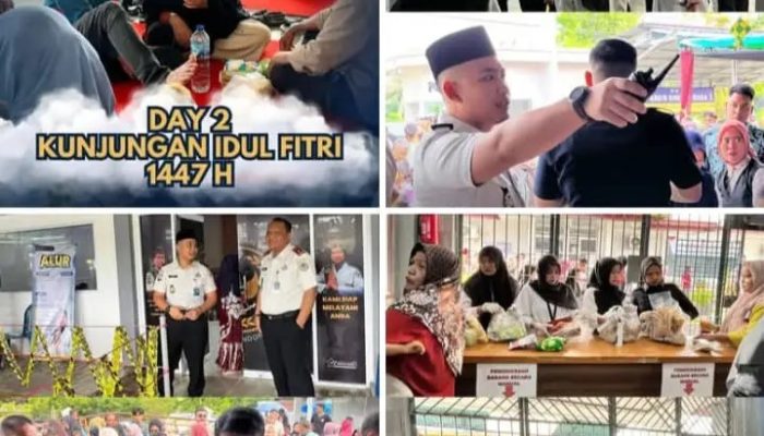 Tembus 1.752 Pengunjung, Kalapas Pasir Pengaraian Pimpin Langsung Layanan Kunjungan Idulfitri