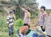 Cegah Karhutla, Polsek Tualang Intensifkan Patroli di Wilayah Rawan Kebakaran Dan Edukasi Warga Cegah Pembakaran Lahan