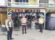 Personel Pos Pam Simpang TB Tandun Intensifkan Patroli, Situasi Lalu Lintas Aman dan Terkendali
