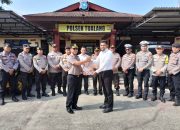 Kapolsek Tualang Gelar Halal Bihalal dan Pelepasan Personel Mutasi, Tekankan Dedikasi Tugas