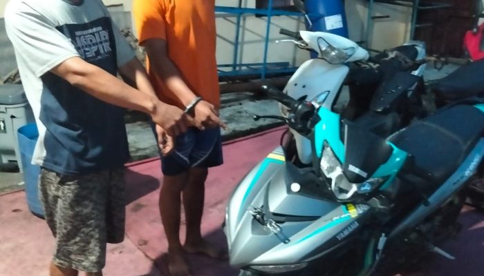 Tak Butuh Waktu Lama, Polsek Tualang Bekuk 2 Pelaku Curas Pembacokan Ojol, 2 DPO