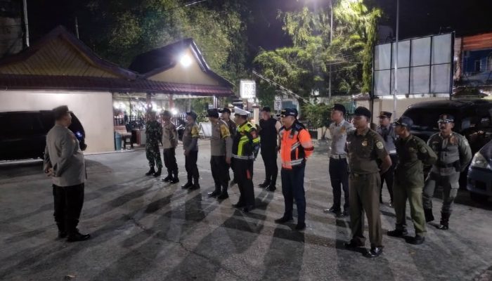 Tingkatkan Kamtibmas, Polsek Tualang Bersama Upika Gencarkan Patroli KRYD