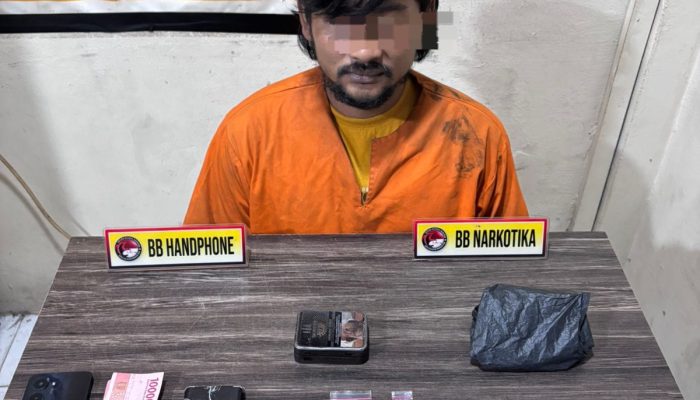 Satresnarkoba Polres Inhil Ungkap Kasus Sabu 25,79 Gram, Seorang Pengedar Diamankan