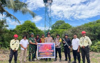 Polsek Kateman Gelar Patroli dan Sosialisasi Larangan Karhutla di Desa Air Tawar