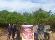 Bhabinkamtibmas Polsek Tempuling Gencarkan Patroli Karhutla, Edukasi Warga Larangan Membakar Lahan