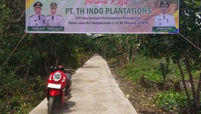 Warga Sampaikan Terima Kasih, Jalan CSR 1,6 Km Jadi Nafas Baru Pelangiran–Teluk Belengkong