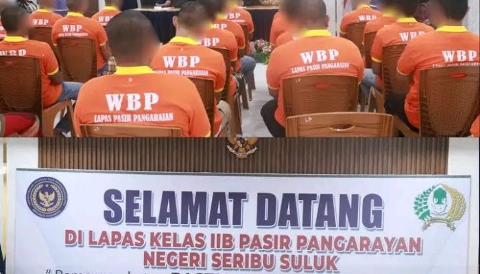 Lapas Pasir Pangaraian Gandeng POSBAKUMADIN Siak Beri Penyuluhan untuk Warga BinaanJumat, 10 April 2026