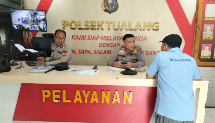 Polsek Tualang Maksimalkan Pelayanan Prima, Pembuatan Laporan Gratis dan Humanis
