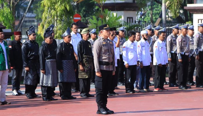 Apel Akbar Sabuk Kamtibmas 2026, Polres Inhil Perkuat Sinergi Jaga Keamanan Daerah